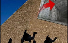 Böyük Giza Piramidasında gizli dəhliz aşkarlandı  FOTO