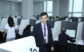 Hakimliyə namizədlərlə test imtahanı keçirilib