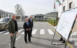 Prezident “Laçın” şəhər yarımstansiyasının açılışını edib  FOTO