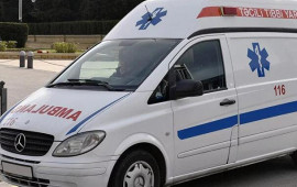 Bakıda tələbə universitetdə yıxılaraq xəsarət aldı