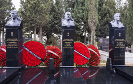 J28243 reysinin faciəsinin ild&ouml;n&uuml;m&uuml;ndə həlak olanların xatirəsi anılıb 