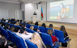 Milli İncəsənət Muzeyində &ldquo;Xocalı soyqırımı təsviri sənətdə&rdquo; adlı m&uuml;hazirə ke&ccedil;irilib 