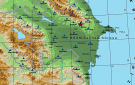 Azərbaycanda zəlzələ oldu