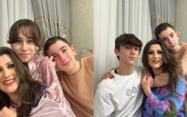 Xalq artisti &ouml;vladları ilə FOTOlarını yaydı