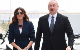 İlham Əliyev və birinci xanım Ağdam Muğam Mərkəzinin açılışında