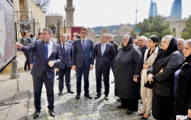 İçərişəhərdə küçəyə Vətən müharibəsi şəhidinin adı verildi  FOTO