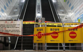Metroda eskalator qırıldı: Yaralananlar var