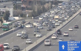 BakıSumqayıt yolundakı ağır qəzanın VİDEOSU