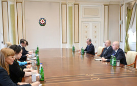 Prezident ATƏT sədrini qəbul edib  FOTO