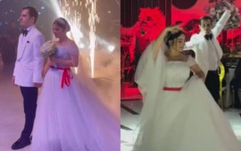 Əməkdar artistin oğlunun toyudur 