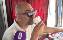 Avtobus sürücüsü sükan arxasında pivə içib?