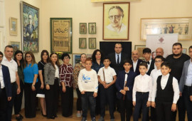 Üzeyir Hacıbəylinin 140 illiyinə həsr olunan ustad dərsləri davam edir  FOTO