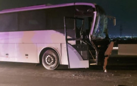 Saray körpüsündə avtomobil ilə avtobus TOQQUŞDU  yaralanan var 