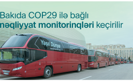 Bakıda COP29la bağlı nəqliyyatın idarə edilməsi üzrə monitorinqlər aparılır