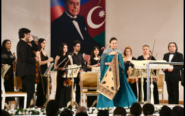 Filarmoniyada Ümummili Lider Heydər Əliyevin 100 illyinə həsr olunmuş konsert təşkil olunub 