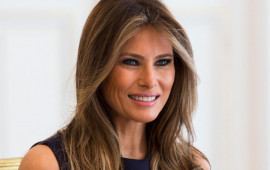 Melaniya Trampın sevimli