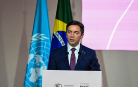 Yalçın Rəfiyev COP30da Azərbaycanın milli bəyanatını təqdim edib 