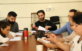 Gənc Tamaşaçılar Teatrında “Büllur başmaq” yeni tamaşanın oxunuş məşqlərinə başlanılıb  FOTO