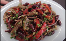 Tbilisi salatının resepti  Çox dadlıdır  VİDEO