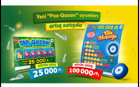 Yeni “PozQazan” oyunları  “Tap, Qazan” və “Göz muncuğu” satışa çıxarıldı