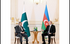 İlham Əliyevin Pakistanın Baş naziri ilə məhdud tərkibdə görüşü olub 