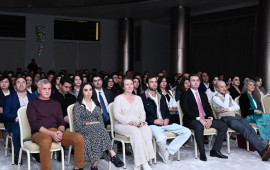 Leyla Əliyeva “Hirkan” sənədli filminin təqdimatında iştirak edib