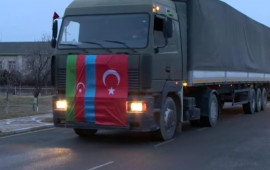 Naxçıvandan Türkiyəyə 12 TIR yola salınıb