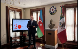 Meksikada 20 Yanvar şəhidlərinin xatirəsi yad edilib 