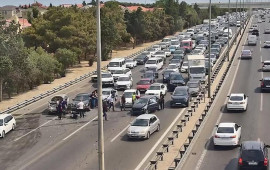 Aeroport yolunda qəza