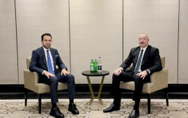 Prezident İlham Əliyevin ƏbuDabidə M&uuml;səlman Ağsaqqalları Şurasının baş katibi ilə g&ouml;r&uuml;ş&uuml; olub