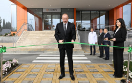 Prezident dərman preparatları istehsalı müəssisəsinin açılışında iştirak edib  FOTO