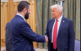 79 il sonra ilk  Şaraa Trampla görüşdü