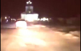 Sərxoş sürücü yol polisinin başına oyun açdı  VİDEO