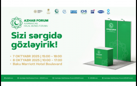 Bakı sakinlərini və şəhərimizin qonaqlarını “AZHAB Forum 2025” Sərgisinə dəvət edirik!