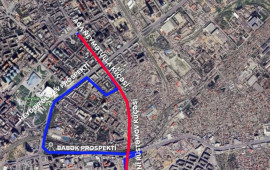 &ldquo;Ağ Şəhər&rdquo;dən Ağa Nemətulla k&uuml;&ccedil;əsinə birbaşa yeni yol &ccedil;əkilir 