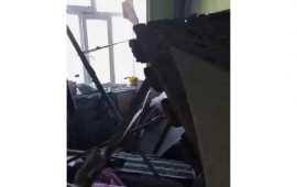 Mənzilin tavanı &ccedil;&ouml;kd&uuml;  xəsarət alanlar var