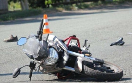 Suraxanıda motosiklet qəzasında sürücü