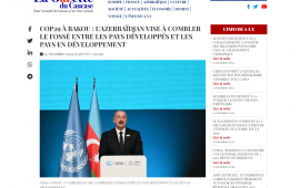 COP29 kritik qlobal iqlim problemlərinin həllinə yönəlib 