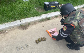 Bakıda xeyli sayda sursat aşkarlandı  FOTO