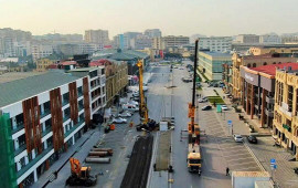 Bakıda inşa olunan yeni yol belə olacaq 