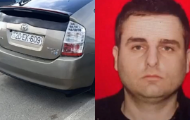 Bakıda "Prius" sürücü həbs edildi