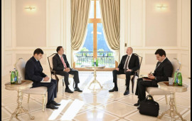 Prezident Qəbələdə TDT Baş katibini qəbul edib  FOTO