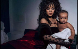 Rihannadan oğlu və sevgilisi ilə bir ilk  FOTO