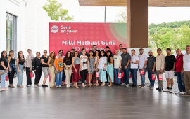 “Nar” milli mətbuatın 150 illiyini media nümayəndələri ilə qeyd edib  FOTO