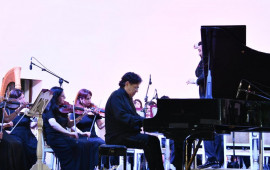 Filarmoniyasının Yay zalında Dövlət Simfonik Orkestrinin 105 illik yubileyinə həsr olunmuş möhtəşəm konsert keçirilib  FOTO