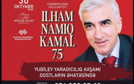 İlham Namiq Kamalın 75illik yubiley gecəsi Heydər Əliyev sarayında keçiriləcək