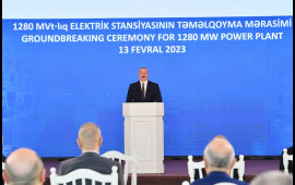 Son 20 ildə Azərbaycanda generasiya gücü 3400 meqavata bərabər olan 34 elektrik stansiyası inşa edilib