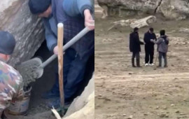 Azərbaycanda qanunsuz qızıl axtaran 5 nəfər SAXLANILDI 