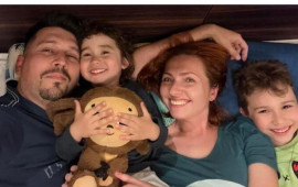 Yanğına bir neçə saat qalmış çəkdirdikləri fotonu paylaşdı