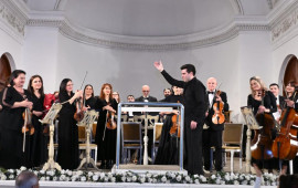 &Uuml;zeyir Hacıbəyli adına Azərbaycan D&ouml;vlət Simfonik Orkestrinin konserti baş tutdu  FOTO